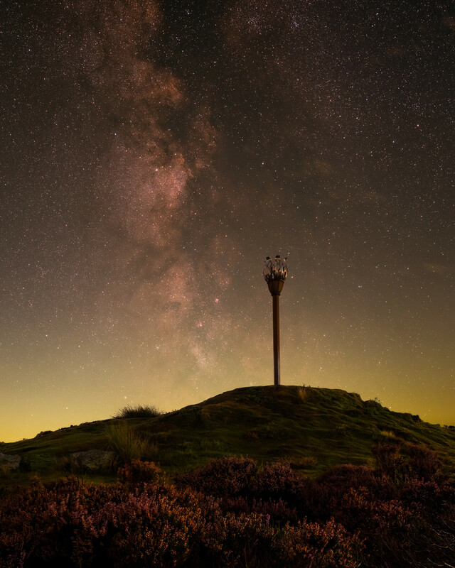 Danby Beacon Milky Way (c) Tony Marsh